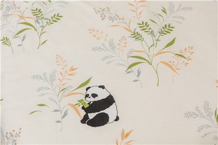 Детское постельное бельё Sweet Dreams Panda&Bamboo (на резинке + молния)