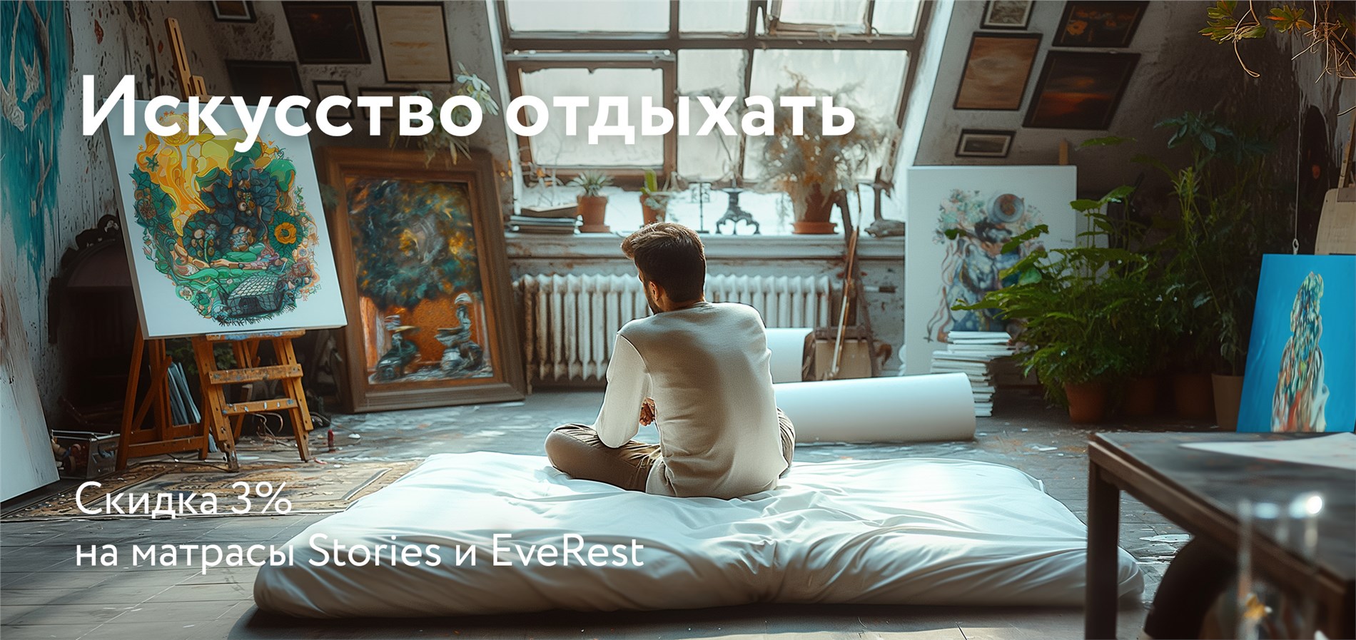 Акция на матрасы брендов Stories и EveRest Акция на матрасы брендов Stories и EveRest